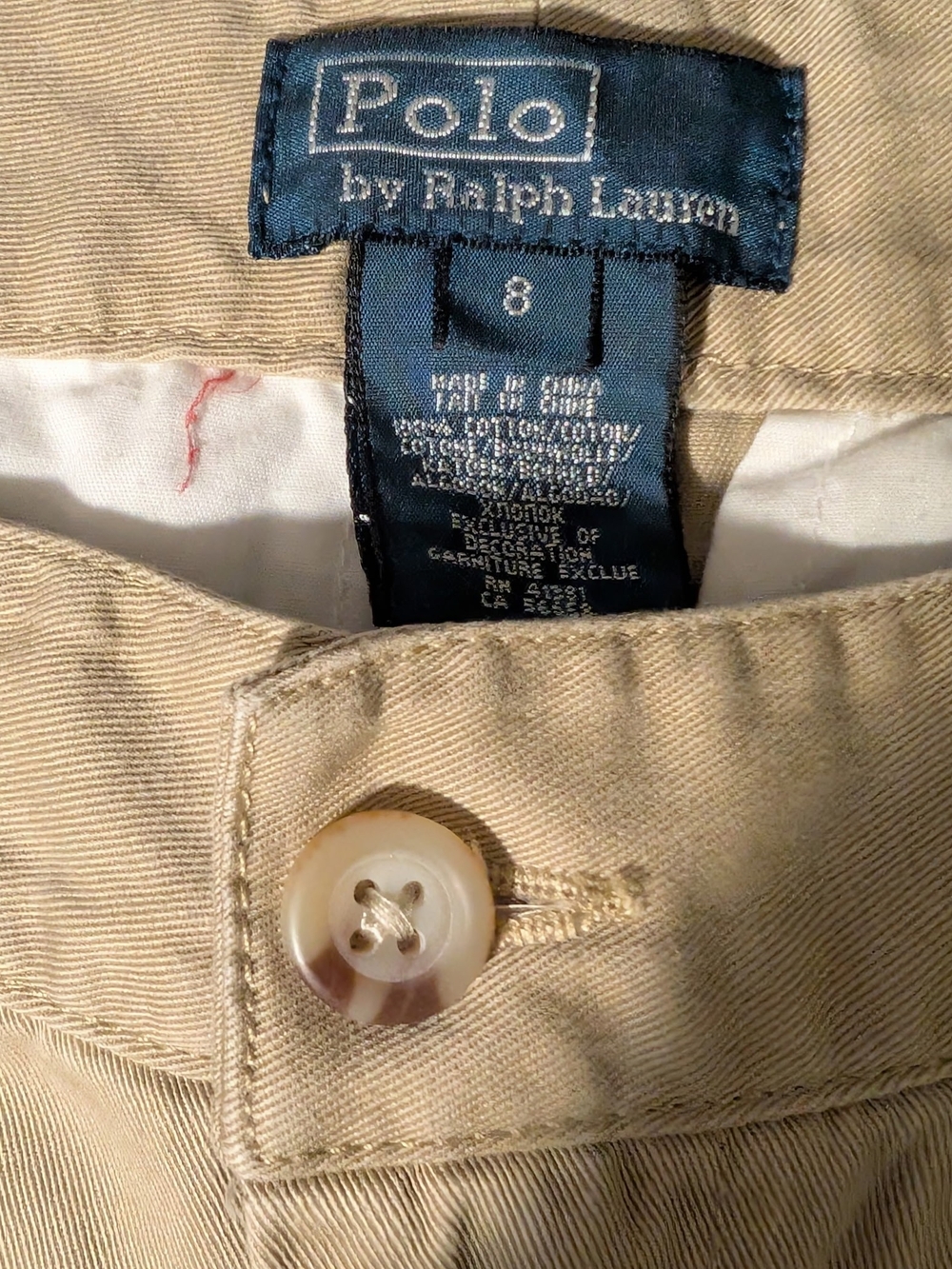 Polo by Ralph Lauren Tan Khaki Pants